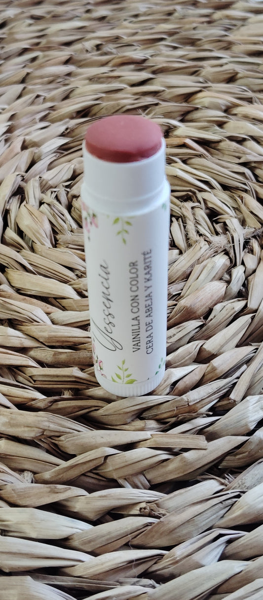 BÁLSAMO LABIAL VAINILLA CON COLOR
