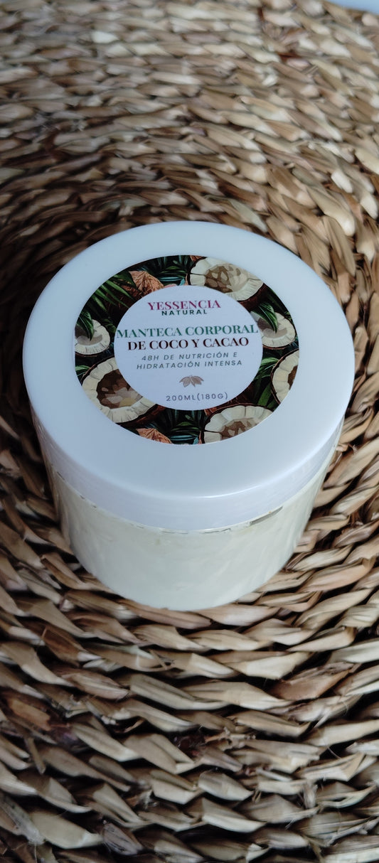 MANTECA CORPORAL DE COCO Y CACAO